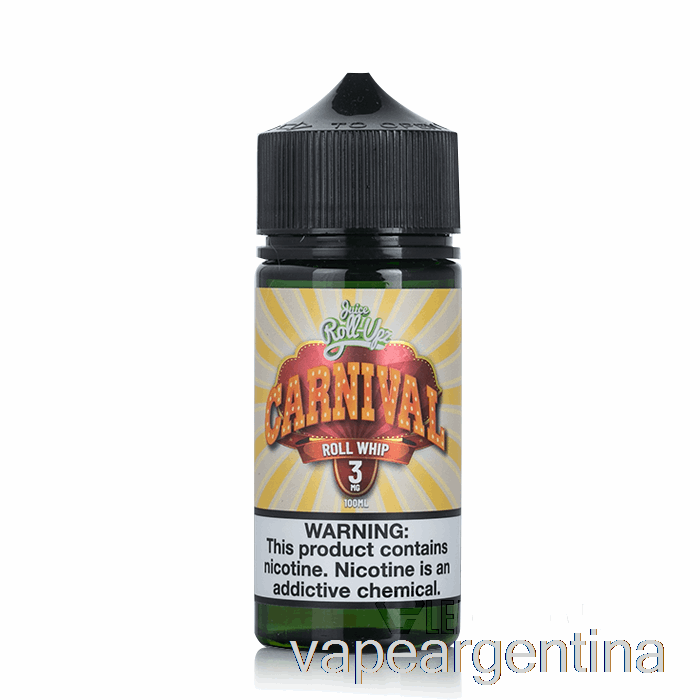 Roll Whip - Carnaval - E-líquido Jugo Roll-upz - 100ml 6mg Vape Argentina